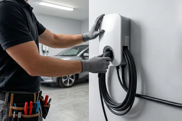 EV charger installation