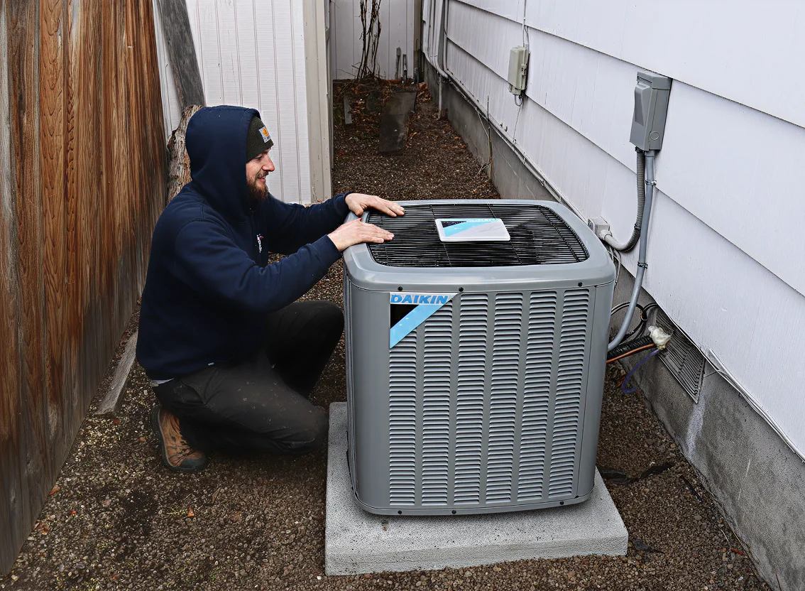installing Daikin unit