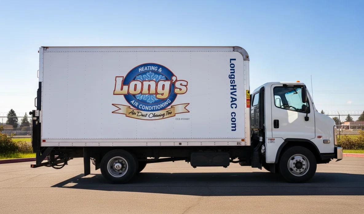 Long's HVAC truck